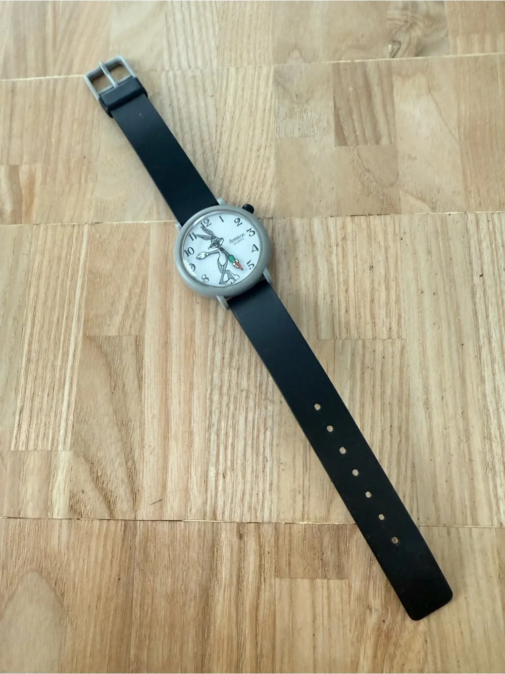 vintage Armitron looney tunes bugs bunny watch NEW BATTERY